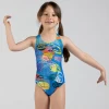 Bañador Aquarapid Liara Azul Niña -Tienda Barata Nadar Equipo banador aquarapid liara azul nina