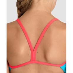 Bañador Arena Challenge Solid Azul Niña -Tienda Barata Nadar Equipo banador arena challenge solid azul nina 4