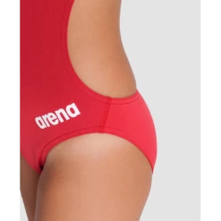 Bañador Arena Challenge Solid Rojo Niña -Tienda Barata Nadar Equipo banador arena challenge solid rojo nina 3