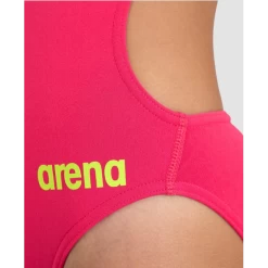Bañador Arena Challenge Solid Rosa Niña -Tienda Barata Nadar Equipo banador arena challenge solid rosa nina 4