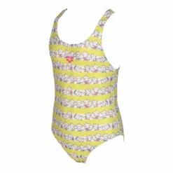 Bañador Arena Friends Swim Pro Amarillo Niña -Tienda Barata Nadar Equipo banador arena friends swim pro amarillo nina 2