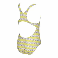 Bañador Arena Friends Swim Pro Amarillo Niña -Tienda Barata Nadar Equipo banador arena friends swim pro amarillo nina 3