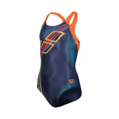 Bañador Arena Pro Back Placement Azul Niña