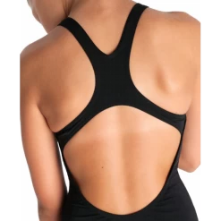 Bañador Arena Pro Solid Negro Niña -Tienda Barata Nadar Equipo banador arena pro solid negro nina 3