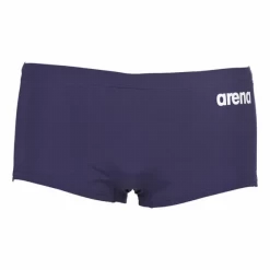 Bañador Arena Solid Squared Short Azul Marino Hombre