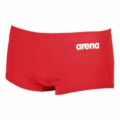 Bañador Arena Solid Squared Short Rojo Hombre -Tienda Barata Nadar Equipo banador arena solid squared short rojo hombre 2