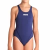 Bañador Arena Tech Solid Marino Niña -Tienda Barata Nadar Equipo banador arena tech solid marino nina