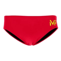 AQUA SPHERE Bañador Entrenamiento Rojo Michael Phelps 8 Cm Brief Hombre