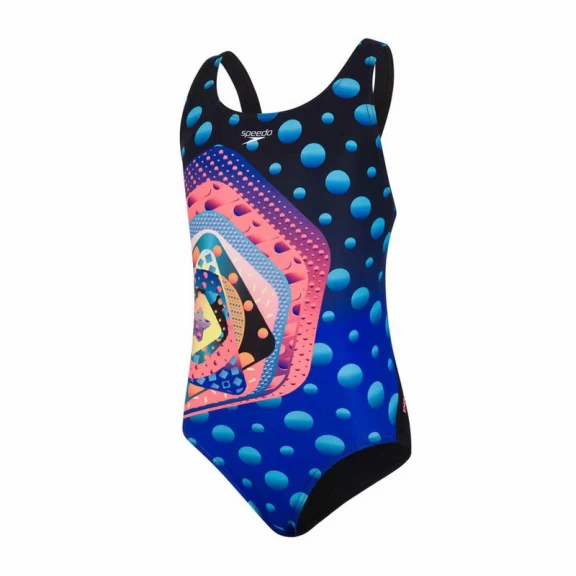 Bañador Speedo DazzleSpark Digital Placement Leaderback Niña 3 Bañador Speedo DazzleSpark Digital Placement Leaderback Niña