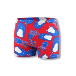 Bañador Speedo Essential Allover Aquashort Rojo Azul Junior