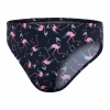 Bañador Speedo Flamingo Flare 5cm Allover Brief Negro -Tienda Barata Nadar Equipo banador speedo flamingo flare 5cm allover brief negro