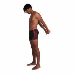 Bañador Speedo Pro End+ Aquashort Negro Rojo Hombre -Tienda Barata Nadar Equipo banador speedo pro end aquashort negro rojo hombre 2