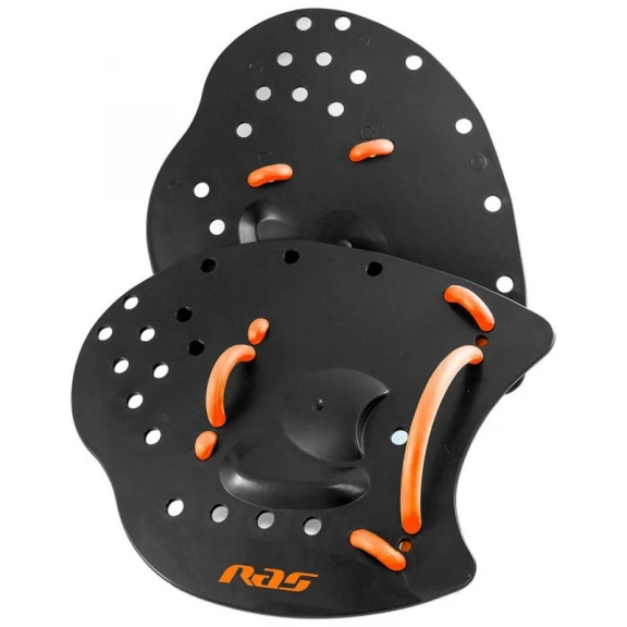 Palas Natación Ras Manopla Team Naranja 3 Palas Natación Ras Manopla Team Naranja